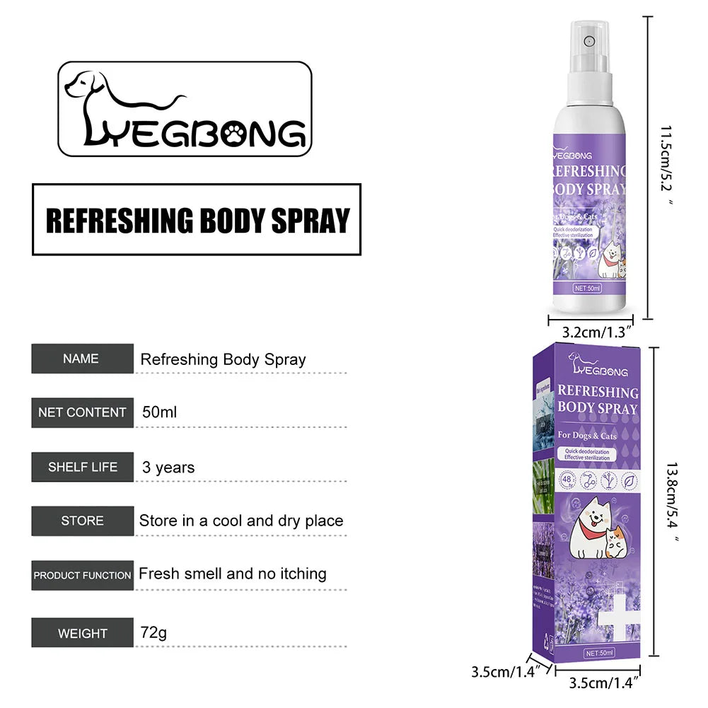 Pet Deodorant Spray For Dogs Cats Odor Liquid Perfume Spray Pet Urine Odor Bacteriostasis Disinfection Fresh Air Products In Between Bath Spray Lavender Scent