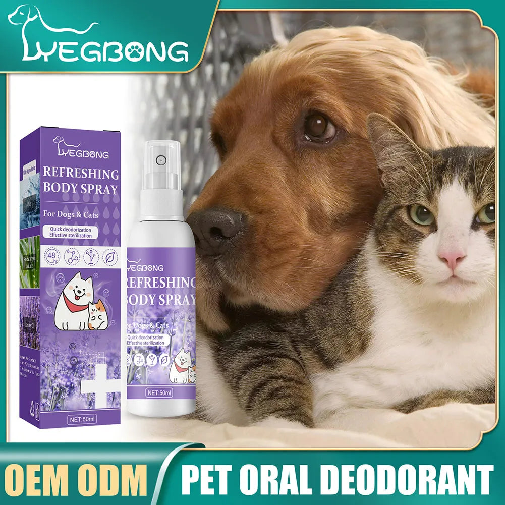 Pet Deodorant Spray For Dogs Cats Odor Liquid Perfume Spray Pet Urine Odor Bacteriostasis Disinfection Fresh Air Products In Between Bath Spray Lavender Scent