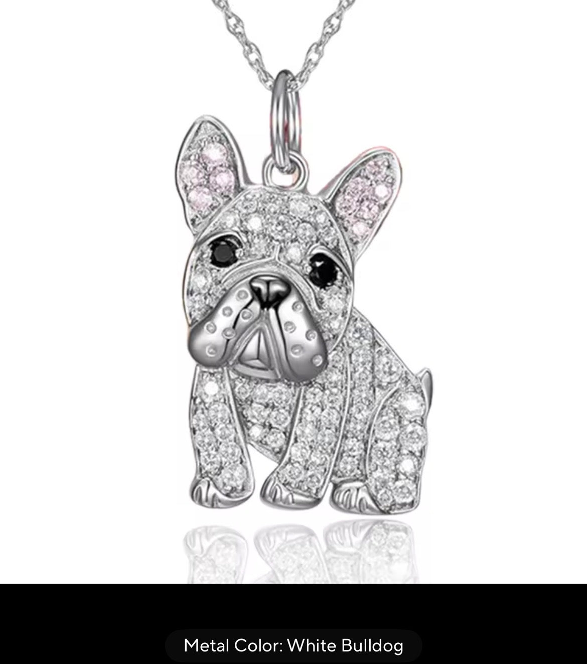 Exquisite Cute French Bulldog Pendant Necklace for Women Elegant Pet Puppy Jewelry Animal Accessories Dog Lovers Gift