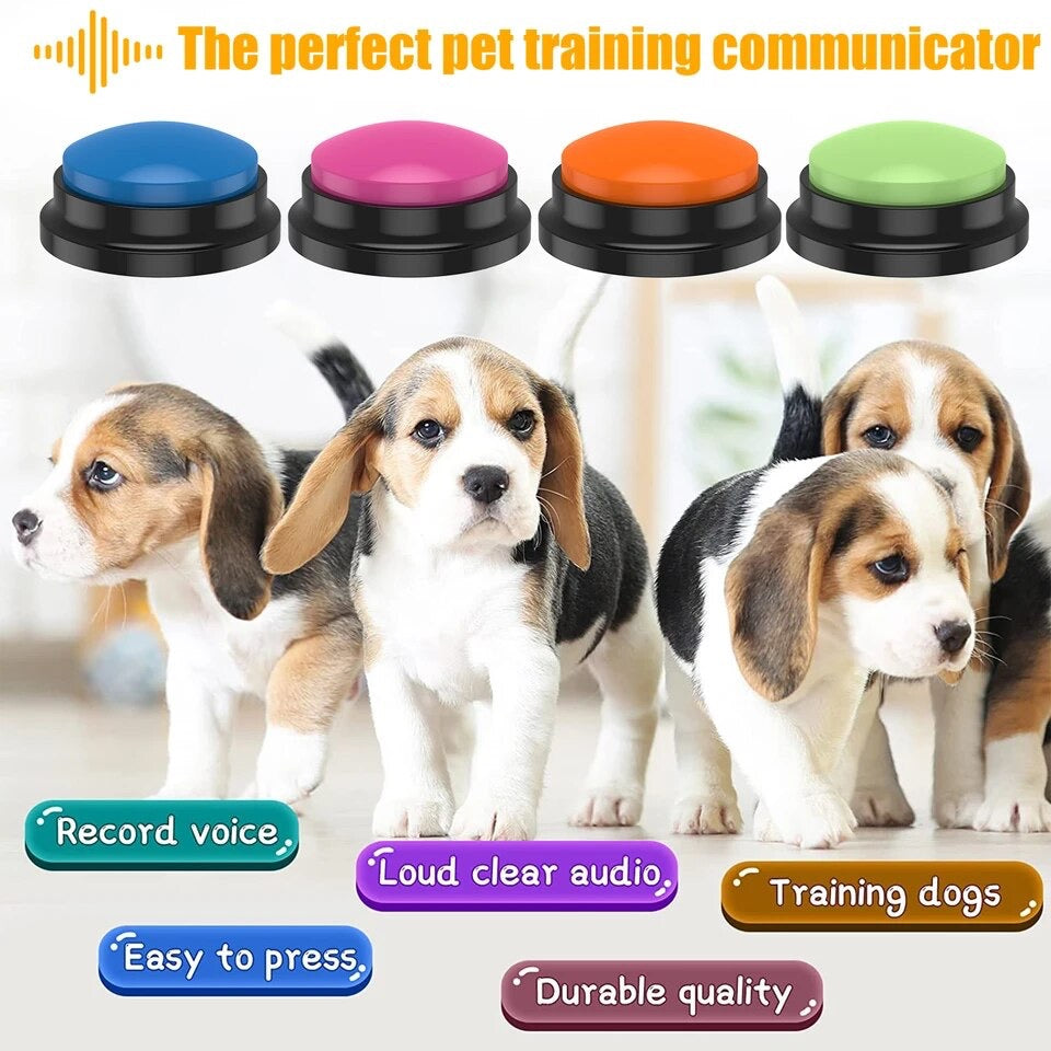 Dog speech button Recording buttons interactive pets communication buzzer
Audio