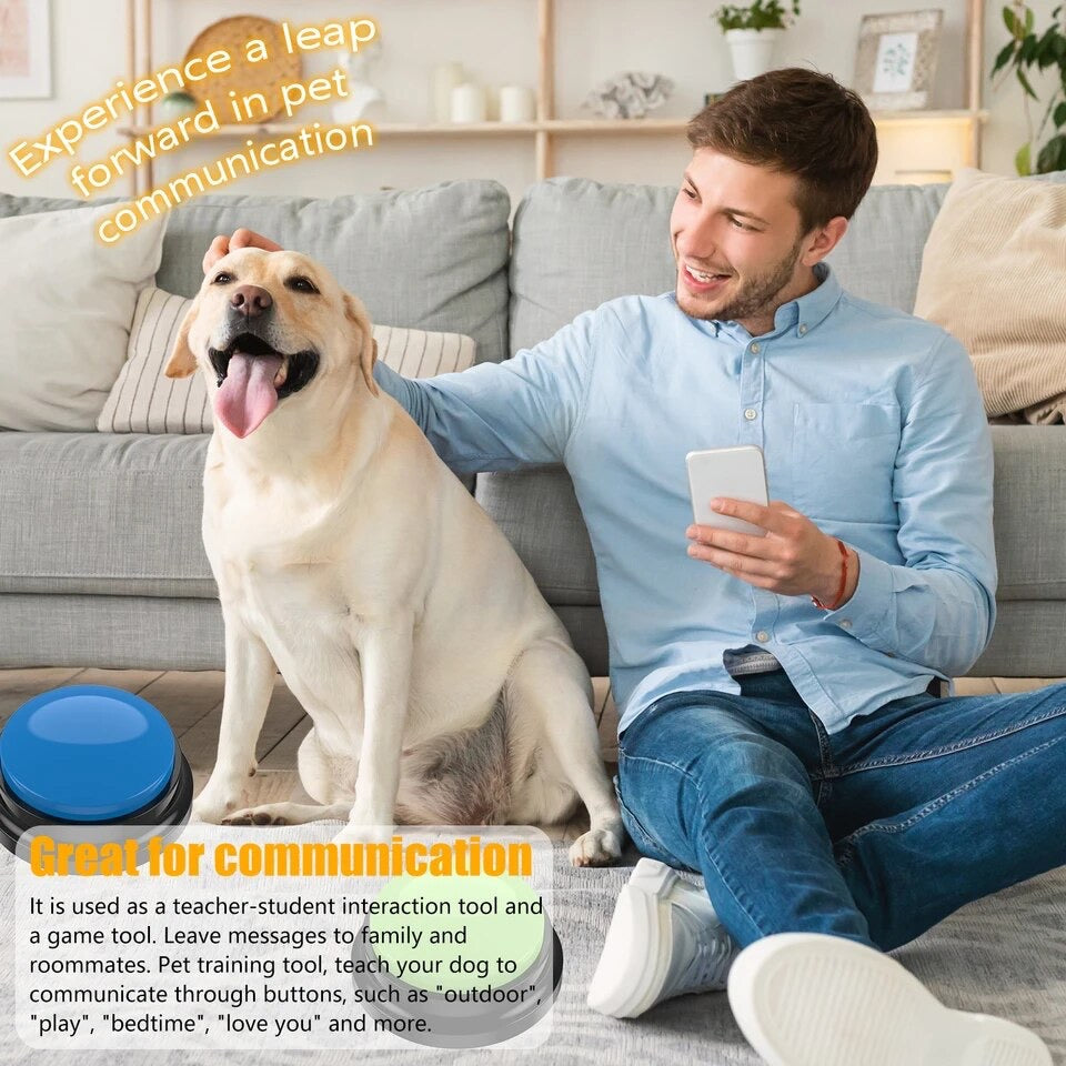 Dog speech button Recording buttons interactive pets communication buzzer
Audio