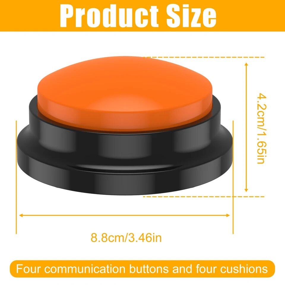 Dog speech button Recording buttons interactive pets communication buzzer
Audio