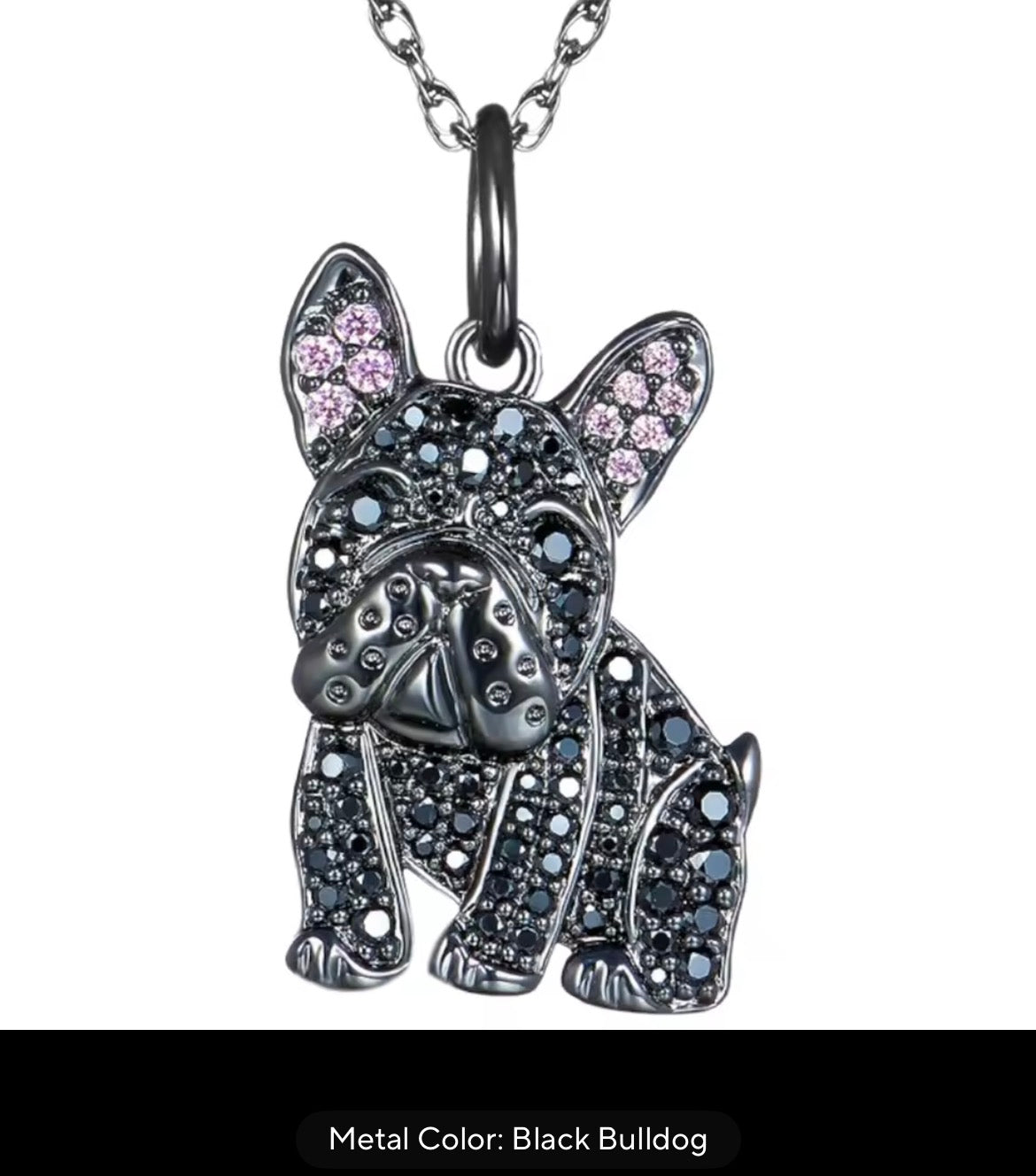 Exquisite Cute French Bulldog Pendant Necklace for Women Elegant Pet Puppy Jewelry Animal Accessories Dog Lovers Gift