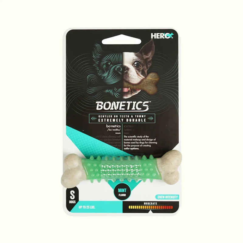 CAITEC Juguetes para Perros Juguete para Masticar Hueso Duradero Resistente a Las mordeduras Ideal para Lanzar y perseguir Adecuado para Perros pequeños y Grandes