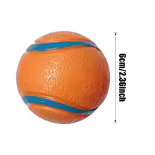 Solid Elastic Bouncy Dog Ball | Durable Rubber Fetch Toy for Dogs | 1, 2 & 3 Pack