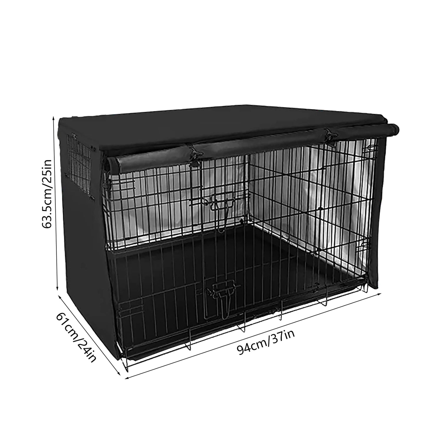 Dog Kennel Cover Dog Cage Protective Cover Universal Fit For Wire Crate Kennel