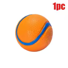 Solid Elastic Bouncy Dog Ball | Durable Rubber Fetch Toy for Dogs | 1, 2 & 3 Pack